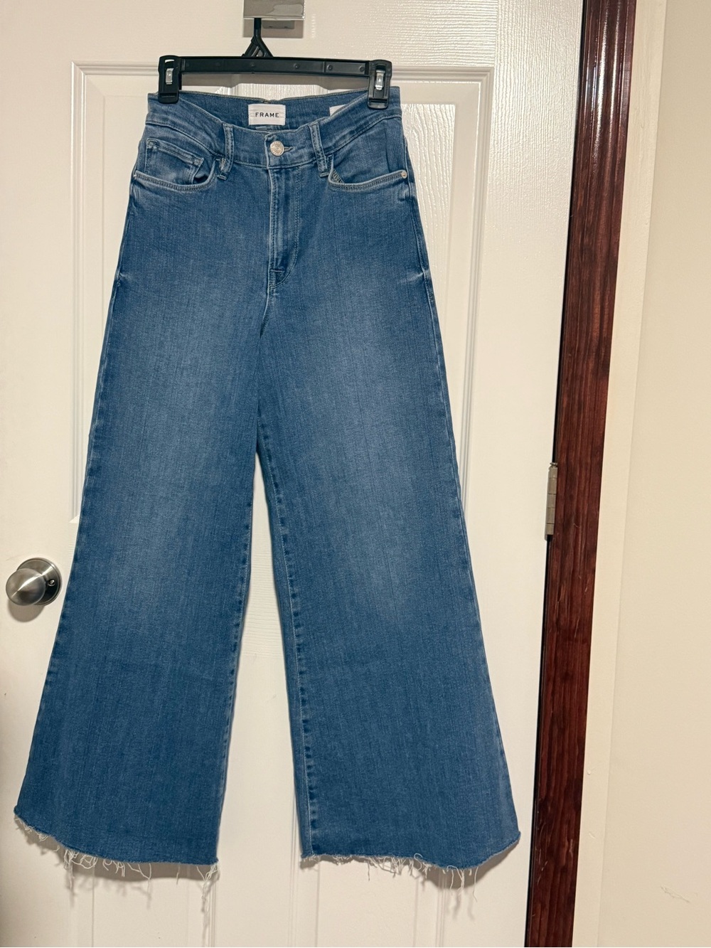 Frame Denim Le Palazzo Crop High Rise Jeans Size 28